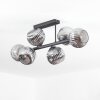 Ripoll Plafondlamp, Kogellampje Rookkleurig, 6-lichts