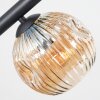Ripoll Plafondlamp, Kogellampje Amber, 6-lichts