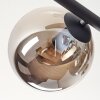 Gastor Plafondlamp, Kogellampje Rookkleurig, 5-lichts Gastor Plafondlamp, Kogellampje Rookkleurig, 5-lichts