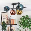 Ripoll Plafondlamp, Kogellampje Blauw, Goud, Groen, Koperkleurig, 5-lichts