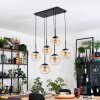 Gastor Hanglamp, Kogellampje, Hanglamp Zwart, 6-lichts