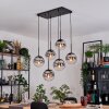 Gastor Hanglamp, Kogellampje, Hanglamp Zwart, 6-lichts