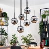 Gastor Hanglamp, Kogellampje, Hanglamp Zwart, 6-lichts