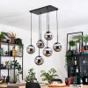 Gastor Hanglamp, Kogellampje, Hanglamp Zwart, 6-lichts