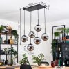 Gastor Hanglamp, Kogellampje, Hanglamp Zwart, 6-lichts
