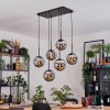 Gastor Hanglamp, Kogellampje, Hanglamp Zwart, 6-lichts