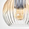 Ripoll Hanglamp, Kogellampje, Hanglamp Natuurlijke kleuren, Zwart, 4-lichts