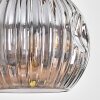 Ripoll Hanglamp, Kogellampje, Hanglamp Natuurlijke kleuren, Zwart, 4-lichts