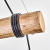 Ripoll Hanglamp, Kogellampje, Hanglamp Natuurlijke kleuren, Zwart, 4-lichts