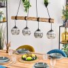 Ripoll Hanglamp, Kogellampje, Hanglamp Natuurlijke kleuren, Zwart, 4-lichts