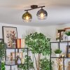 Koyoto Plafondlamp, Kogellampje Blauw, Groen, Duidelijk, 2-lichts
