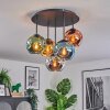 Ripoll Plafondlamp, Kogellampje Blauw, Chroom, Goud, Groen, Koperkleurig, Rookkleurig, 5-lichts