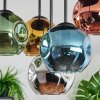 Ripoll Plafondlamp, Kogellampje Blauw, Chroom, Goud, Groen, Koperkleurig, Rookkleurig, 5-lichts