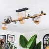 Chehalis Plafondlamp, Kogellampje Goud, Zwart, 10-lichts