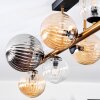 Chehalis Plafondlamp, Kogellampje Goud, Zwart, 10-lichts