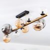 Chehalis Plafondlamp, Kogellampje Goud, Zwart, 10-lichts