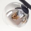 Gastor Plafondlamp, Kogellampje Amber, Duidelijk, Rookkleurig, 5-lichts