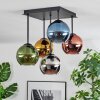 Koyoto Plafondlamp, Kogellampje 37 cm Blauw, Chroom, Goud, Groen, Koperkleurig, Rookkleurig, 5-lichts