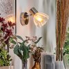 Saire Wandlamp, Muurspot Chroom, Nikkel mat, 1-licht