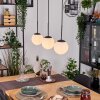 Gastor Hanglamp, Kogellampje, Hanglamp Wit, 3-lichts