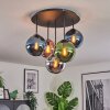 Gastor Plafondlamp, Kogellampje Blauw, Chroom, Groen, Koperkleurig, Rookkleurig, 5-lichts