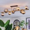 Chehalis Plafondlamp, Kogellampje Goud, Zwart, 10-lichts