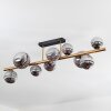 Chehalis Plafondlamp, Kogellampje Goud, Zwart, 10-lichts