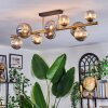 Chehalis Plafondlamp, Kogellampje Goud, Zwart, 10-lichts