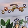 Chehalis Plafondlamp, Kogellampje Goud, Zwart, 10-lichts
