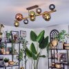 Chehalis Plafondlamp, Kogellampje Goud, Zwart, 10-lichts