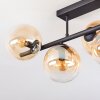 Gastor Plafondlamp, Kogellampje Amber, Duidelijk, 5-lichts