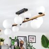 Chehalis Plafondlamp, Kogellampje Goud, Zwart, 10-lichts
