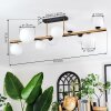 Chehalis Plafondlamp, Kogellampje Goud, Zwart, 10-lichts