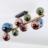 Chehalis Plafondlamp, Kogellampje Goud, Zwart, 10-lichts