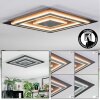 Lidor Plafondlamp LED Antraciet, Grijs, Zwart, 1-licht