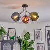 Koyoto Plafondlamp, Kogellampje 42 cm Blauw, Groen, Koperkleurig, 3-lichts