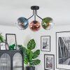 Koyoto Plafondlamp, Kogellampje 42 cm Blauw, Groen, Duidelijk, Koperkleurig, 3-lichts