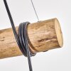 Koyoto Hanglamp, Kogellampje, Hanglamp Natuurlijke kleuren, Zwart, 3-lichts