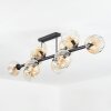 Ripoll Plafondlamp, Kogellampje Amber, Duidelijk, 10-lichts