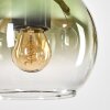 Koyoto Hanglamp, Kogellampje, Hanglamp Natuurlijke kleuren, Zwart, 3-lichts