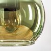 Koyoto Hanglamp, Kogellampje, Hanglamp Natuurlijke kleuren, Zwart, 3-lichts
