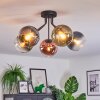 Koyoto Plafondlamp, Kogellampje 52 cm Blauw, Groen, Duidelijk, Koperkleurig, 5-lichts