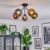 Koyoto Plafondlamp, Kogellampje 52 cm Blauw, Chroom, Goud, Groen, Koperkleurig, Rookkleurig, 5-lichts