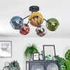 Koyoto Plafondlamp, Kogellampje 52 cm Blauw, Chroom, Goud, Groen, Koperkleurig, Rookkleurig, 5-lichts
