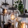 Gastor Hanglamp, Kogellampje, Hanglamp Amber, Duidelijk, Rookkleurig, 3-lichts