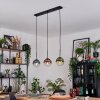 Gastor Hanglamp, Kogellampje, Hanglamp Blauw, Groen, Duidelijk, Koperkleurig, 3-lichts
