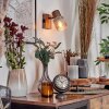 Nelar Wandlamp, Muurspot Brons, Chroom, 1-licht