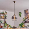 Koyoto Hanglamp, Kogellampje, Hanglamp Goud, 1-licht