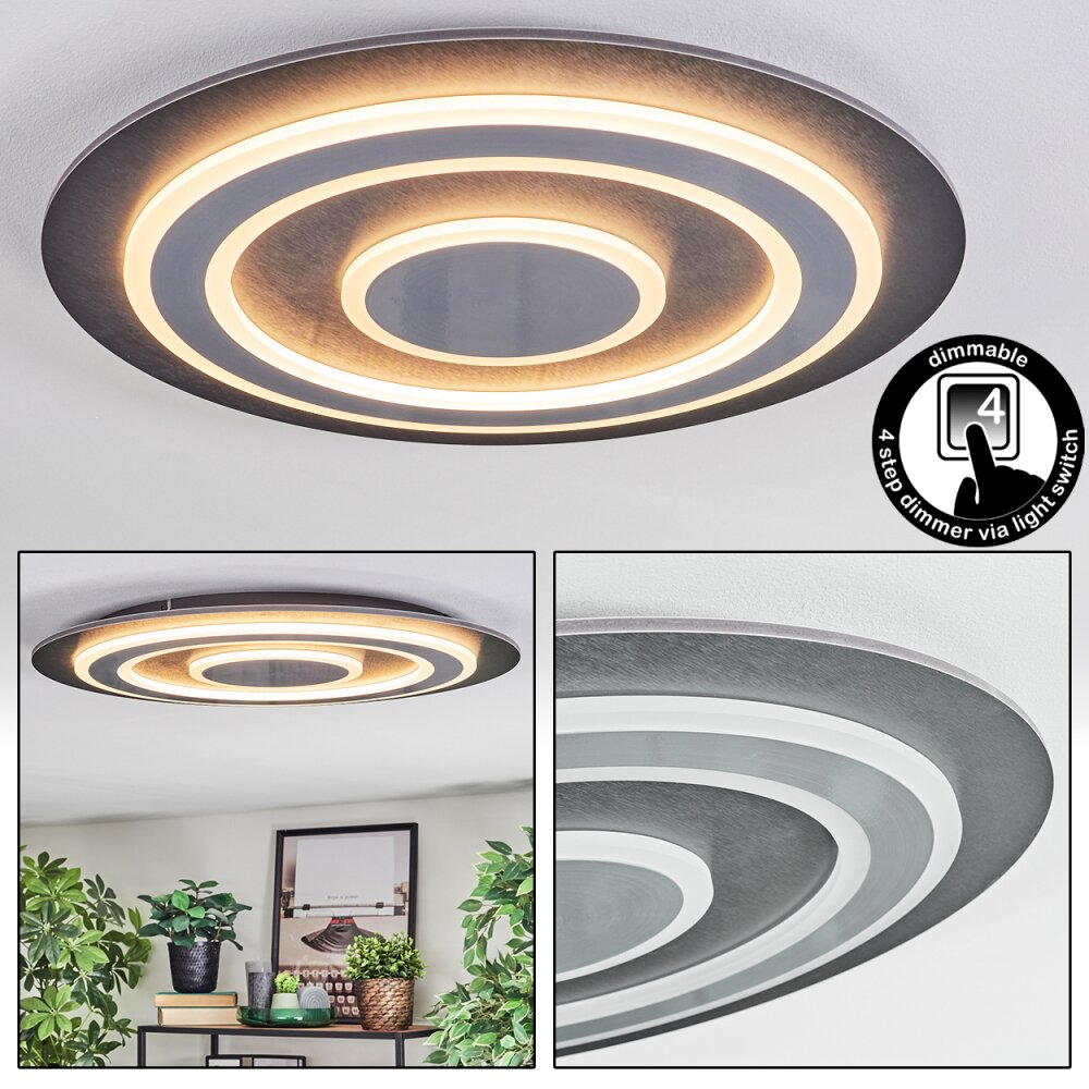 Lidor Plafondlamp LED Zwart, 1-licht main product photo