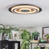 Lidor Plafondlamp LED Zwart, 1-licht